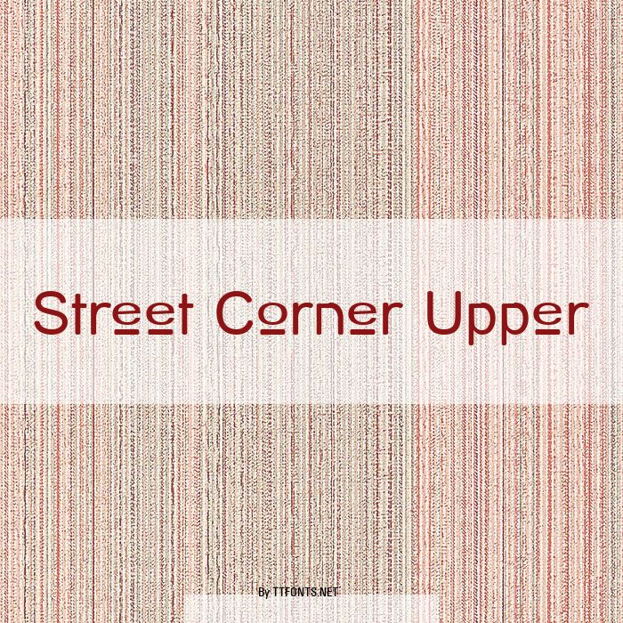 Street Corner Upper example